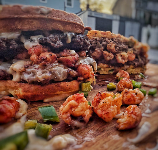 The "Surf & Smash" Burger