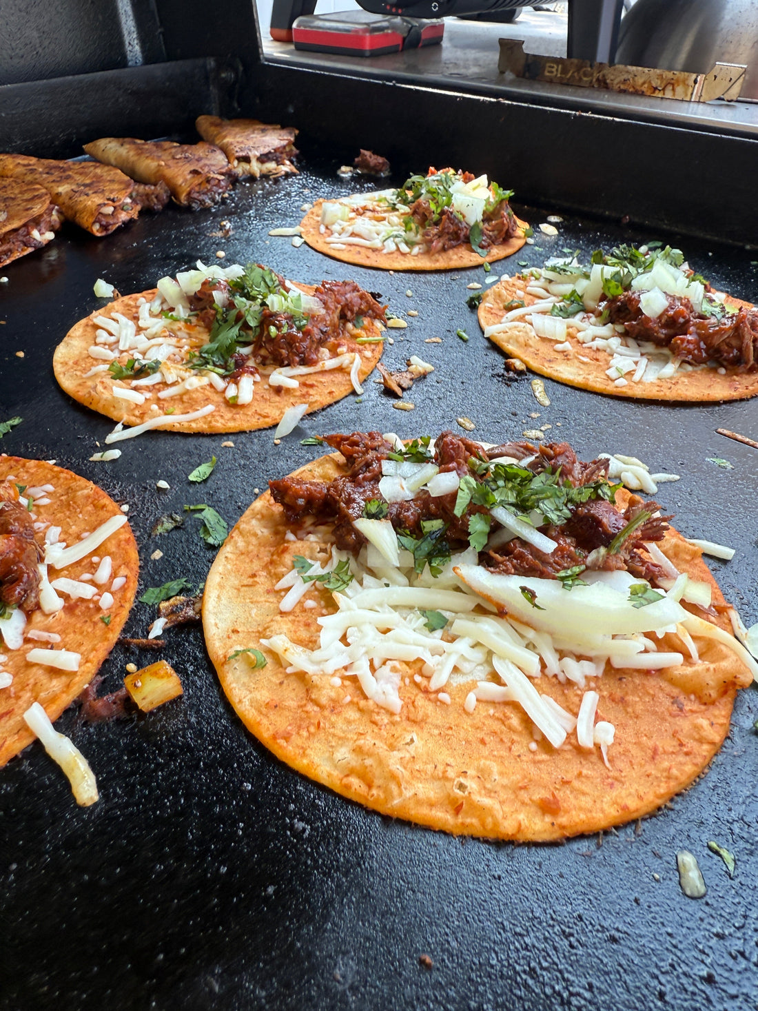 Smoked Blackstone Birria Tacos