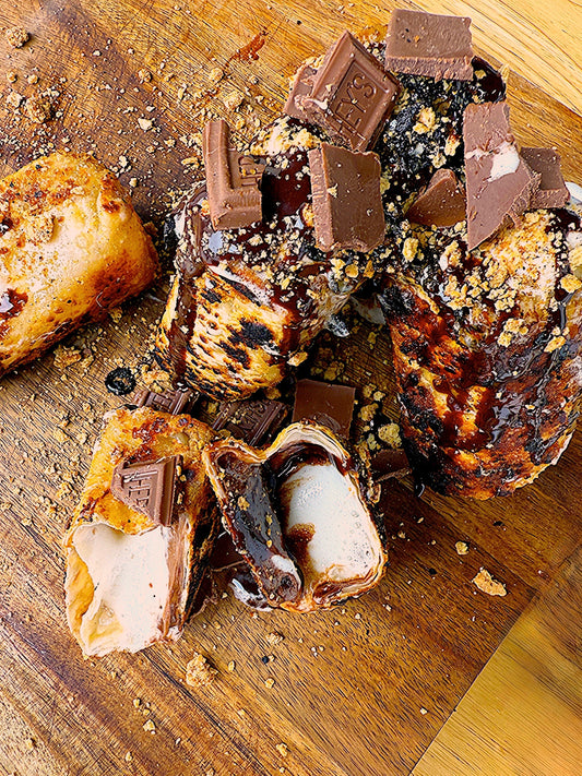 S'mores Egg Rolls