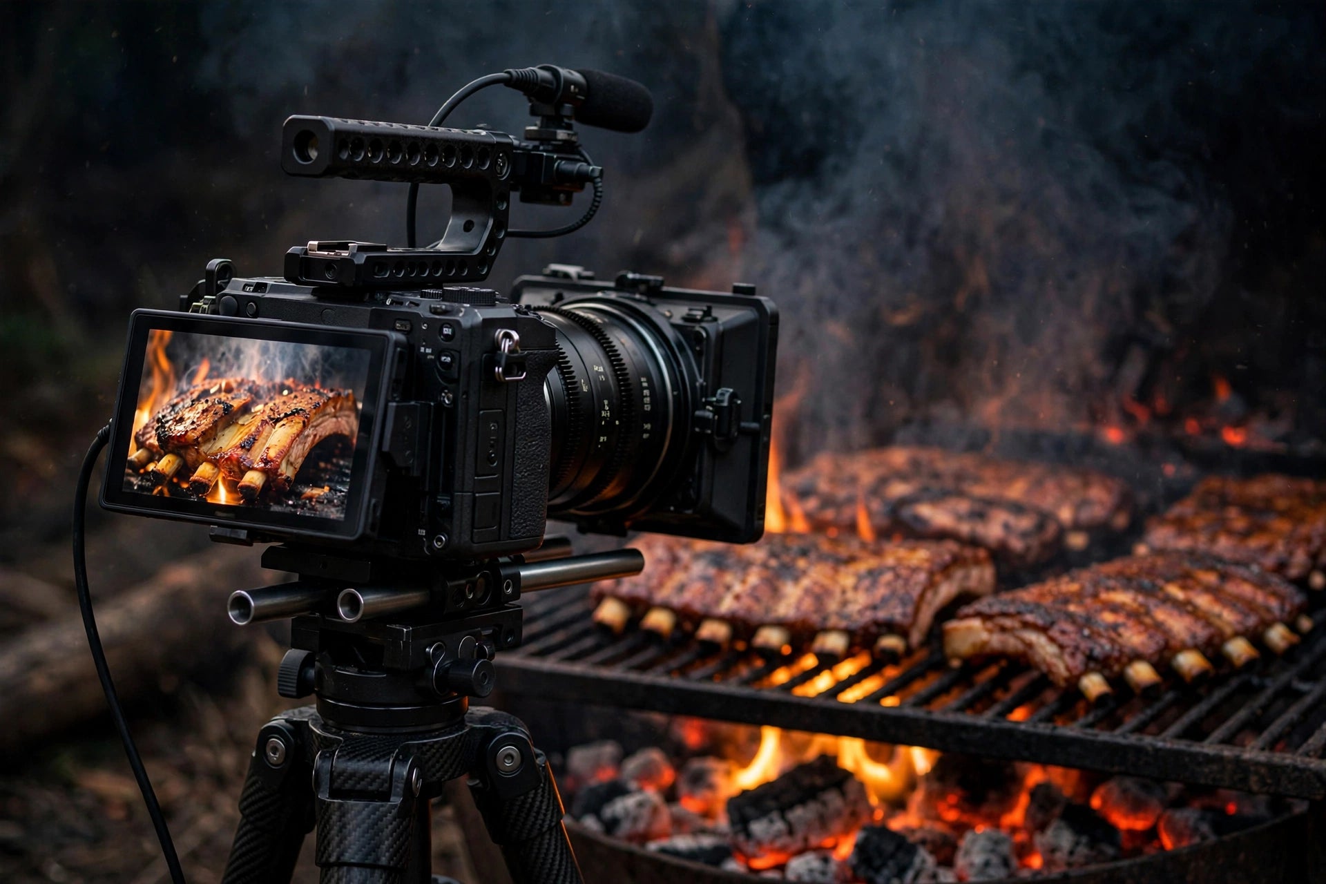 Filming BBQ